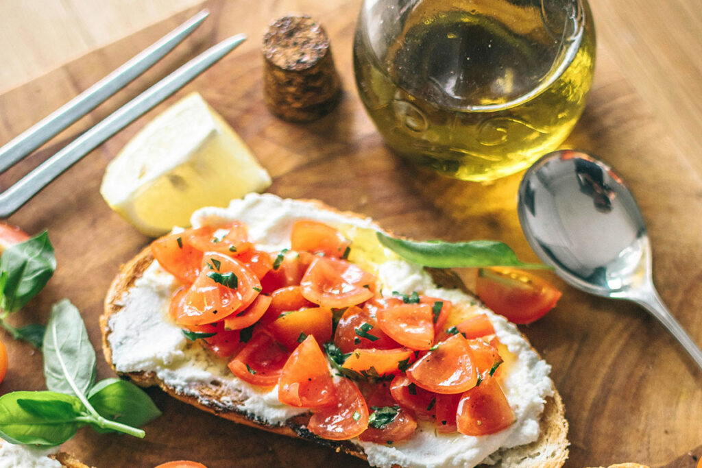 Aceite de oliva en una dieta equilibrada